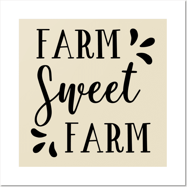 Home Series: Farm Sweet Farm Wall Art by Jarecrow 